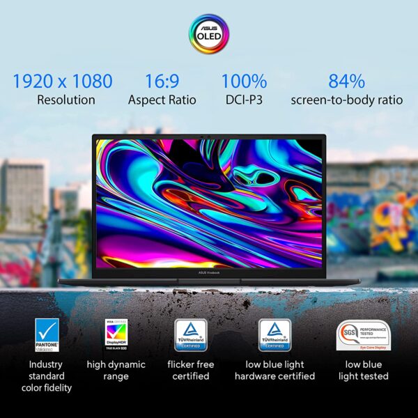 ASUS Vivobook S15 OLED 2022, 15.6" 39.62 cm FHD OLED Laptop