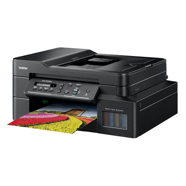 Brother DCP-T820DW - Wi-Fi & Auto Duplex Color Ink Tank Multifunction (Print, Scan & Copy) All in One Printer for Home & Office