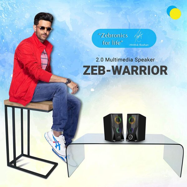 2-77.jpg Zebronics Zeb-Warrior 2.0 Multimedia Speaker With Aux and USB