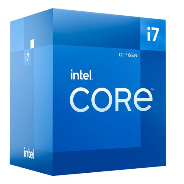 Intel Core i7 12700 12th Gen Generation Desktop PC Processor CPU APU with 25MB Cache and up to 4.90 GHz Clock Speed 3 Years Warranty with Fan LGA 1700 4K (Graphic Card Not Required)